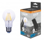 LED A 9 Вт E27 4200K A60 FIL